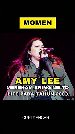 Amy Lee 21 Tahun Bikin Merinding!🔥 Rekaman “Bring Me to Life” 2003 Kembali Viral!