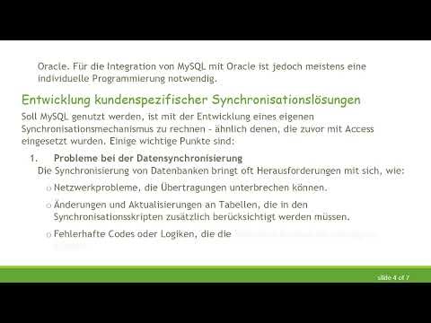 So automatisieren Sie das Synchronisieren von Oracle-Tabellen mit MySQL