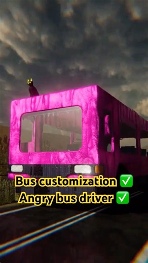 Bus customization + angry driver ✅ new game announcement soon #horrorgames