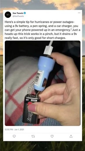 How to Charge Your Phone with a 9V Battery in a Pinch