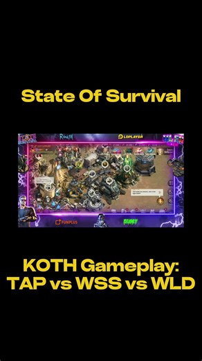 State Of Survival - TAP vs WSS vs WLD - KOTH Gameplay