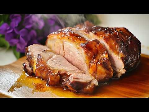 So butterweich! Perfekt gebackener Schweinebraten im Backofen | Sehr einfaches und leckeres Rezept