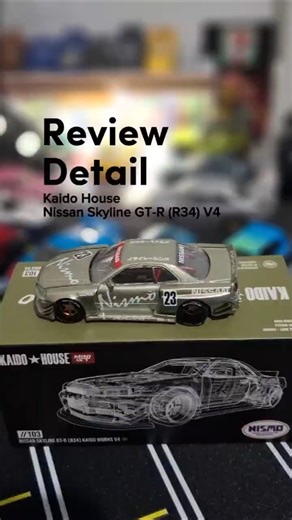 Review Mini GT Kaido House Nissan Skyline GTR R34 Nismo Jade #miniscale #diecast #hobby