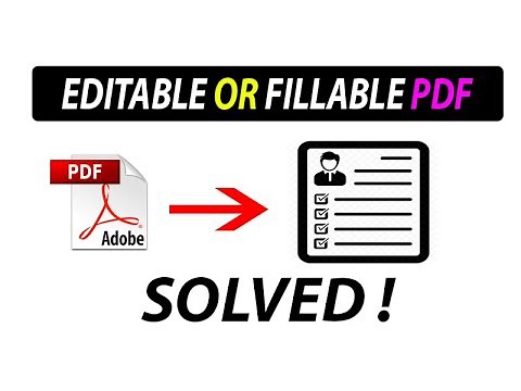 How to create fillable PDF form free - 2022 | Editable PDF