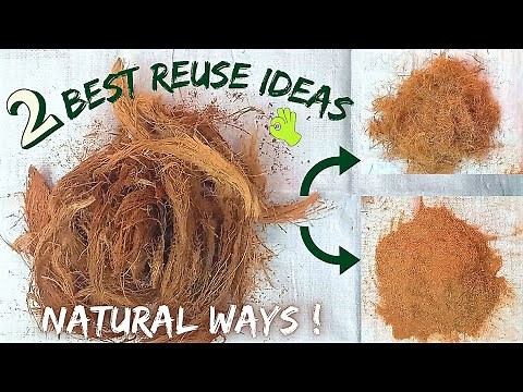 How to make Cocopeat pot/COIR POT at home | Eco -Friendly Pot | Best Reuse Ideas of Coconut Fibre