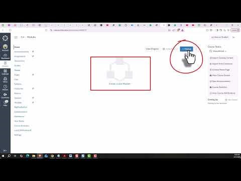 Canvas Creating Modules