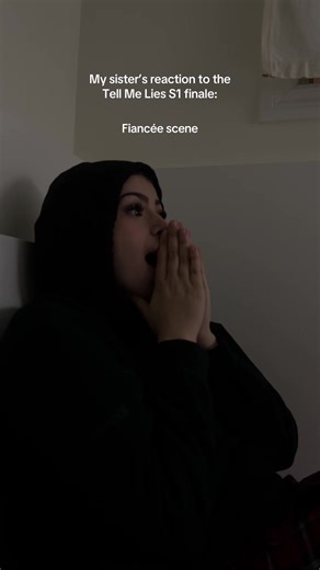 @Lana 🫧 I made her watch the whole season in 24 hours so I can see her reaction before I leave 😭😂 #tellmelies #reaction #sisters #sister #siblings