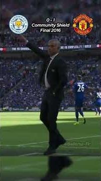 Leicester City vs Manchester United Community Shield Final 2016.