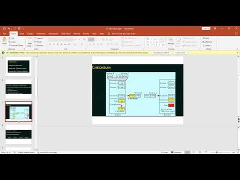 Lec15: CheckSum (Network Error Detection Method)