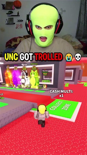 UNC GOT TROLLED 😭💀 #roblox #stealabrainrot