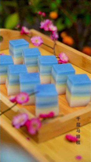 Traditional Chinese | Colorful Thousand Layer Water Chestnut Cake Making Process 🌰🍮