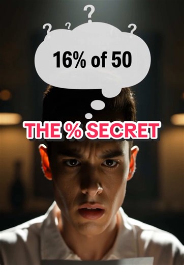 @Xpectrum Ed THE % SECRET Stop struggling with mental math! 🧠 The