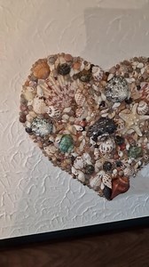 Handmade 3D Shell Art in Floating Frame - Etsy