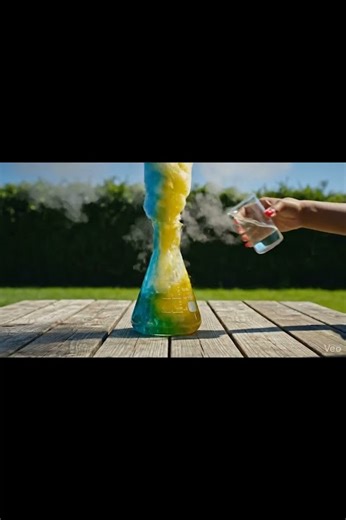 World's Biggest Foam Explosion?! 🐘🦷 (Elephant Toothpaste) #Shorts