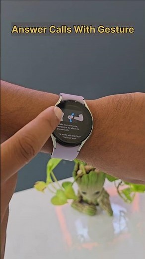 Answer & End Call On Samsung Galaxy Watch With Gestures #galaxywatch #wearabletechnology