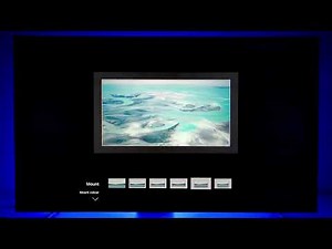 SAMSUNG The Frame – How to Adjust the Mat (White Border)