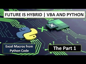 VBA from Python | How to call VBA from Python | Demo Included | Part 1