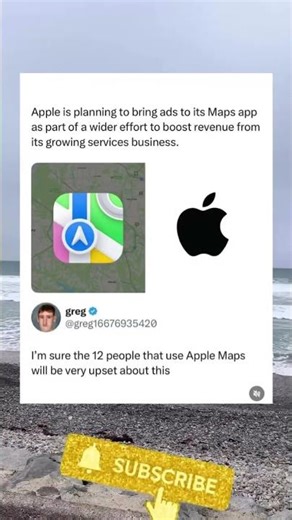 Apple Maps is adding ads 💀 #fypシ゚viral