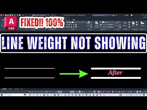 lineweight not showing in layout autocad | show hide line weight autocad line weight problem