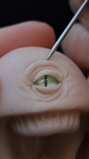 Clay Monster Sculpture Timelapse #shorts