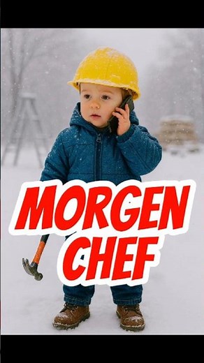 Cutest Construction Call Ever – Baby Talks to His Boss 🇩🇪❄️