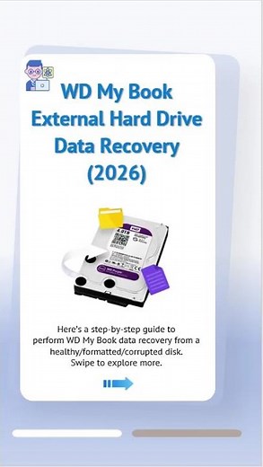 Recover Lost Files from WD My Book External Hard Drive (Quick & Easy Guide)#westerndigital