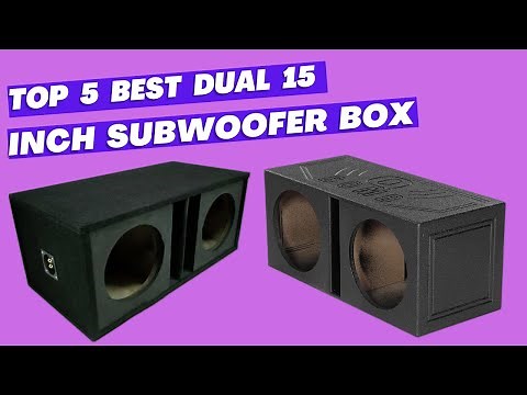 The Best Dual 15" Subwoofer Boxes