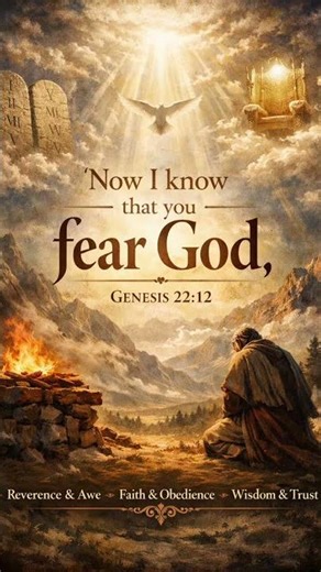 The Fear of God Explained: Reverence, Not Terror | Genesis 22:12 Deep Truth
