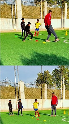Kids Football Training | Basic Dribbling & Passing Skills
