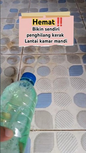 Cara bikin cairan pembersih lantai kamar mandi #bersihbersih #tutorial #dapurbersih #irt