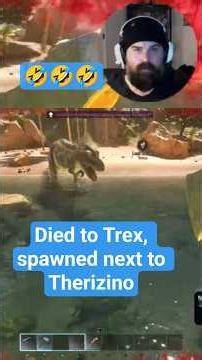 Got my cheeks clapped twice!!! #arksurvivalascended #dinosaur #gaming