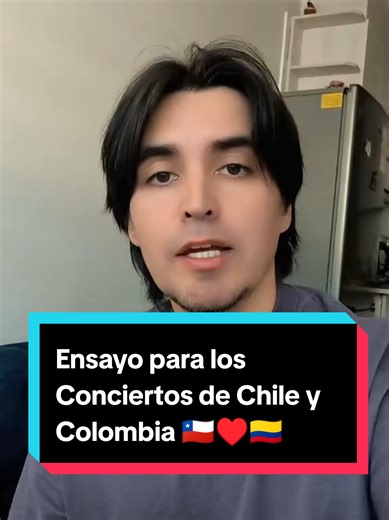 Preparación para conciertos en Colombia y Chile