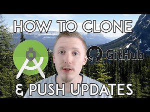 How to clone and push updates to a GitHub project in Android Studio