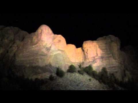 Closing/Lighting Ceremony at Mount Rushmore National Memorial