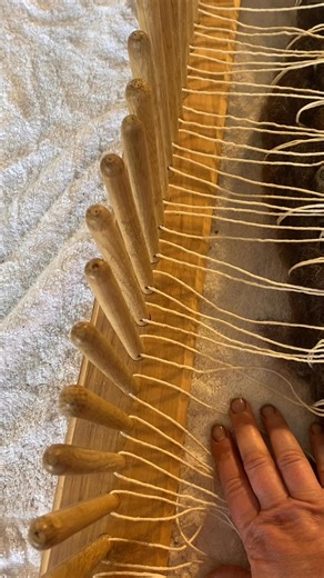 Our loom design is a GODSEND when you make a lot of peg loom rugs. We love weaving the wool rather than changing the pegs all the time. Also dowell can snap often #crafting #craft #focus #thoughts #produce #ginger #routine #lead #lovely | Benridge Woolworks