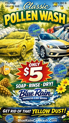 Blue Rain Express Car Wash on Reels