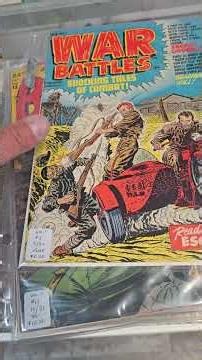 CUSTOMER SELLS US RARE Golden Age War Comics From 1950s