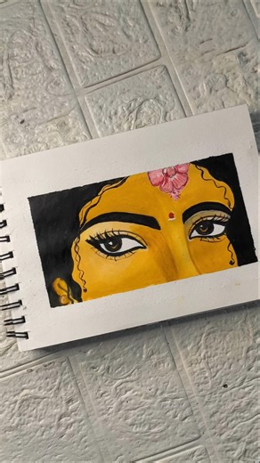 Eyes painting Tutorials 💗 | #diyart #eyesart #eyespainting #paintingtutorial #indianart