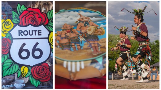 In Gallup, you can explore Native American culture and history through museums like the Gallup Cultural Center and the Navajo Code Talker Museum, while outdoor activities include hiking in Red Rock Park and appreciating the landscape from a hot air balloon. Other attractions include shopping at the Gallup Flea Market on Fridays and Saturdays, and enjoying the downtown Arts & Cultural District. | Visit Gallup