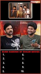 🤩 Blind Ranking of Actor Shaam Movies ft. #shaam