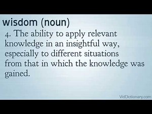 wisdom - definition