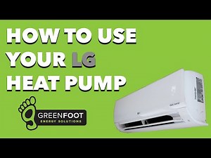 How to use your LG ductless heat pump remote