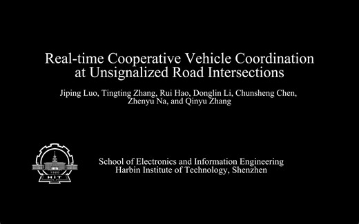 Real time cooperative vehicle coordination at unsignalized intersections