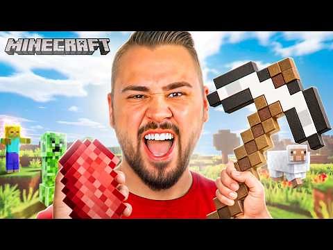 Das ERSTE MAL Minecraft spielen!