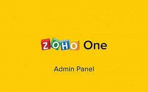 Zoho One Admin Panel