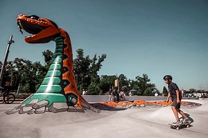 New $2.8 Million Skateable Art Park In Tallahassee | Skate The States