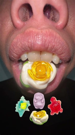 Mini Sea Turtle Sweets | Oichiii Asmr | #shortvideo #mukbang #food #咀嚼音 #めしテロ #おもしろ