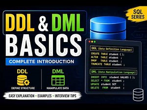 DDL & DML Basics (SQL Beginner Guide)
