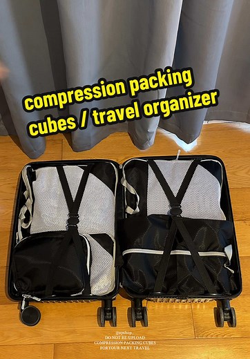 Compression Packing Cubes: Ultimate Travel Organizer Set