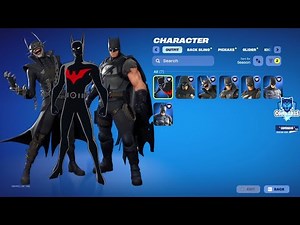 Fortnite All Batman Skins (2019 - 2025) + Other Batman Cosmetics